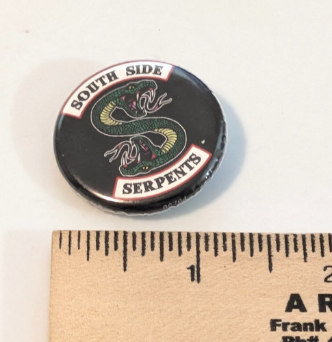 South side serpents button - side,